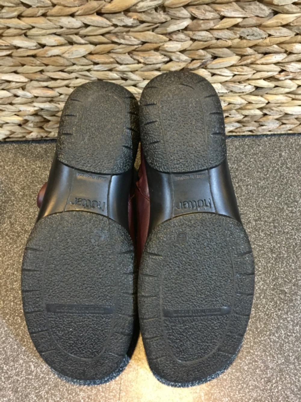 Hotter Burgundy Zip Ankle Boots - Picture 13 of 13